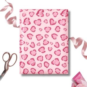 Pink Leopard Print 8 (10 x 13) Poly Mailers